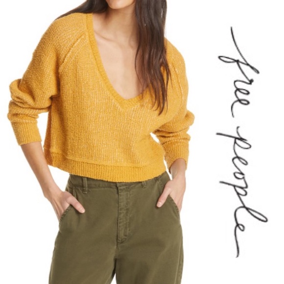Free People Sweaters - Free People High Low V-Neck Sweater